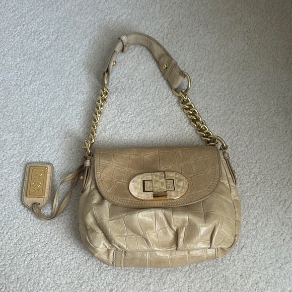 Handbags - Badgley Mischa Elegant Tan Croc-Embossed Women's Bag